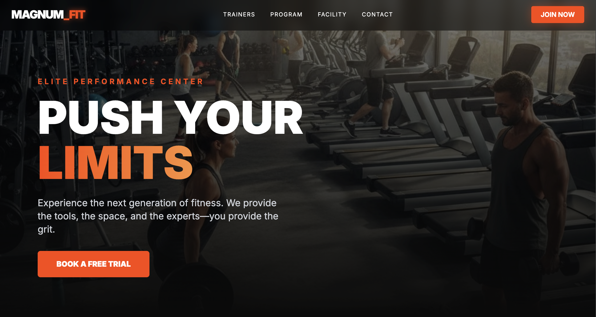 gym website