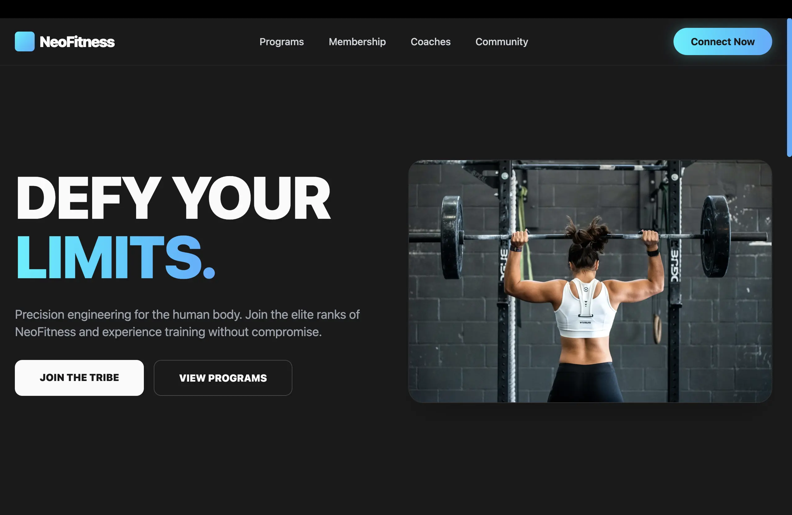 Gym website